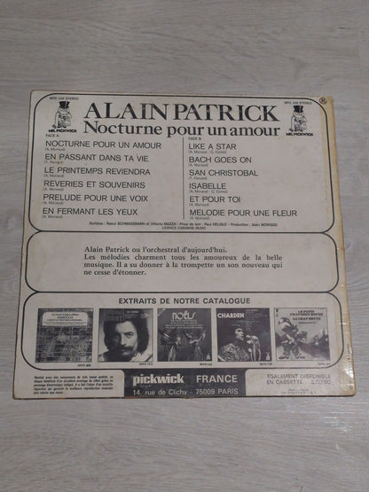 Alain Patrick - Nocturne pour un amour