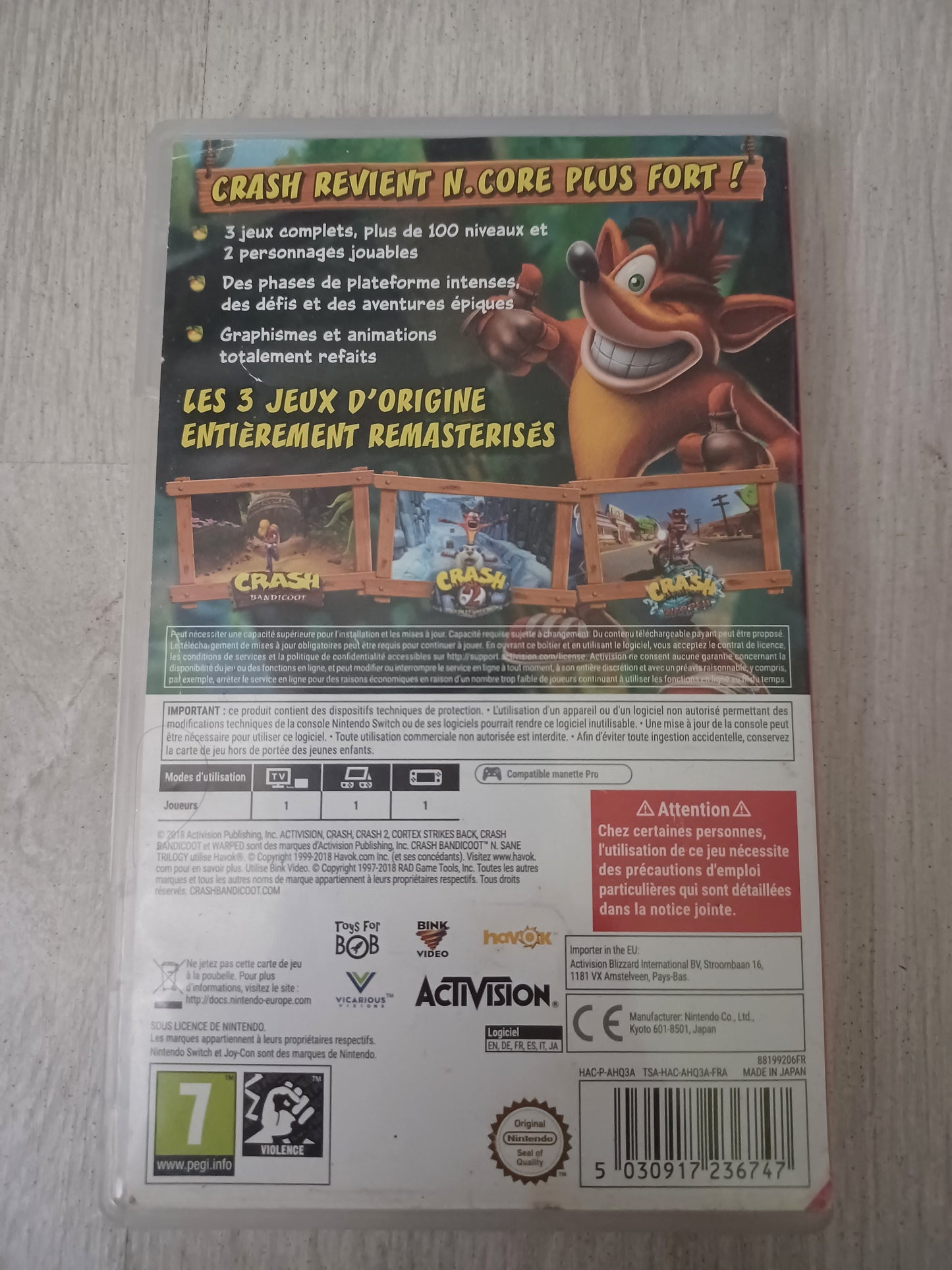 Crash bandicoot n.sane trilogy