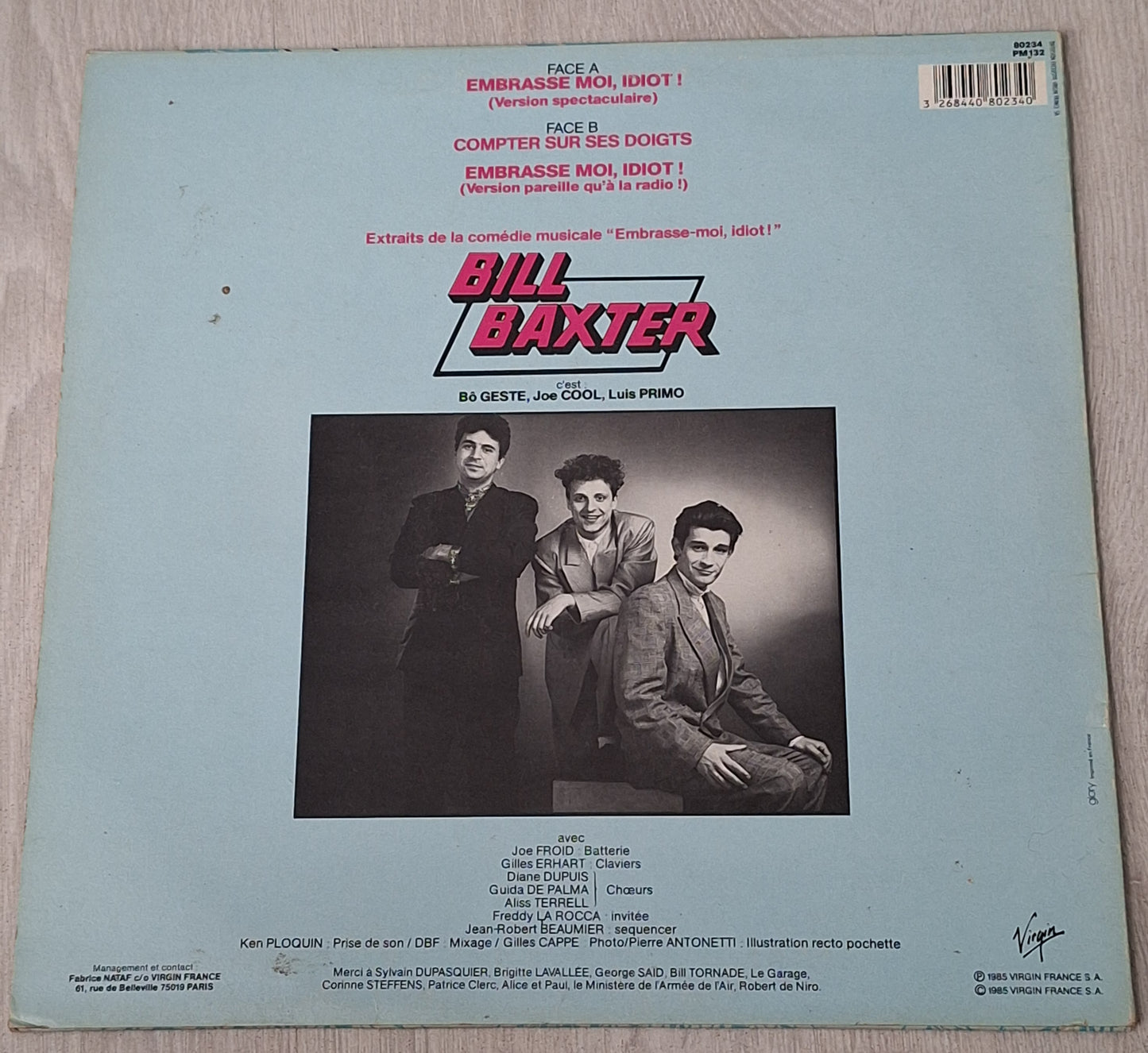 Bill BAXTER - Embrasse moi  idiot !