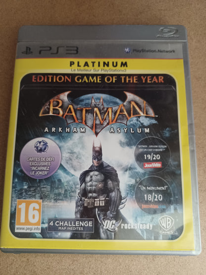 Batman arkham asylum (Platinum)