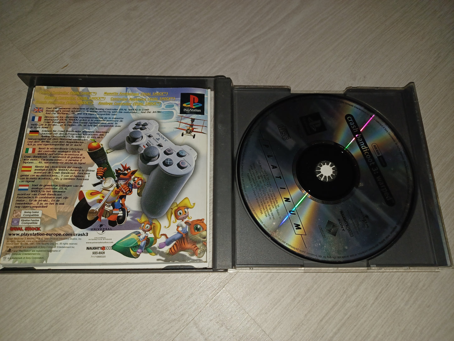 Crash bandicoot 3 Warped (Platinum)
