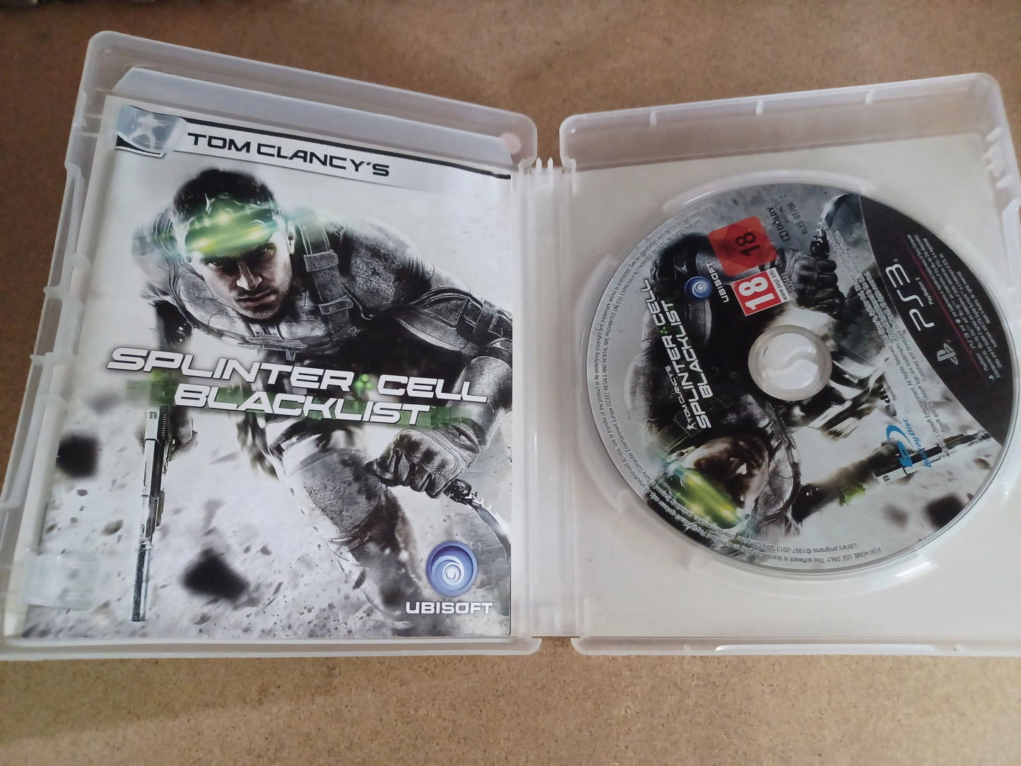 Tom clancy’s Splinter celle blacklist
