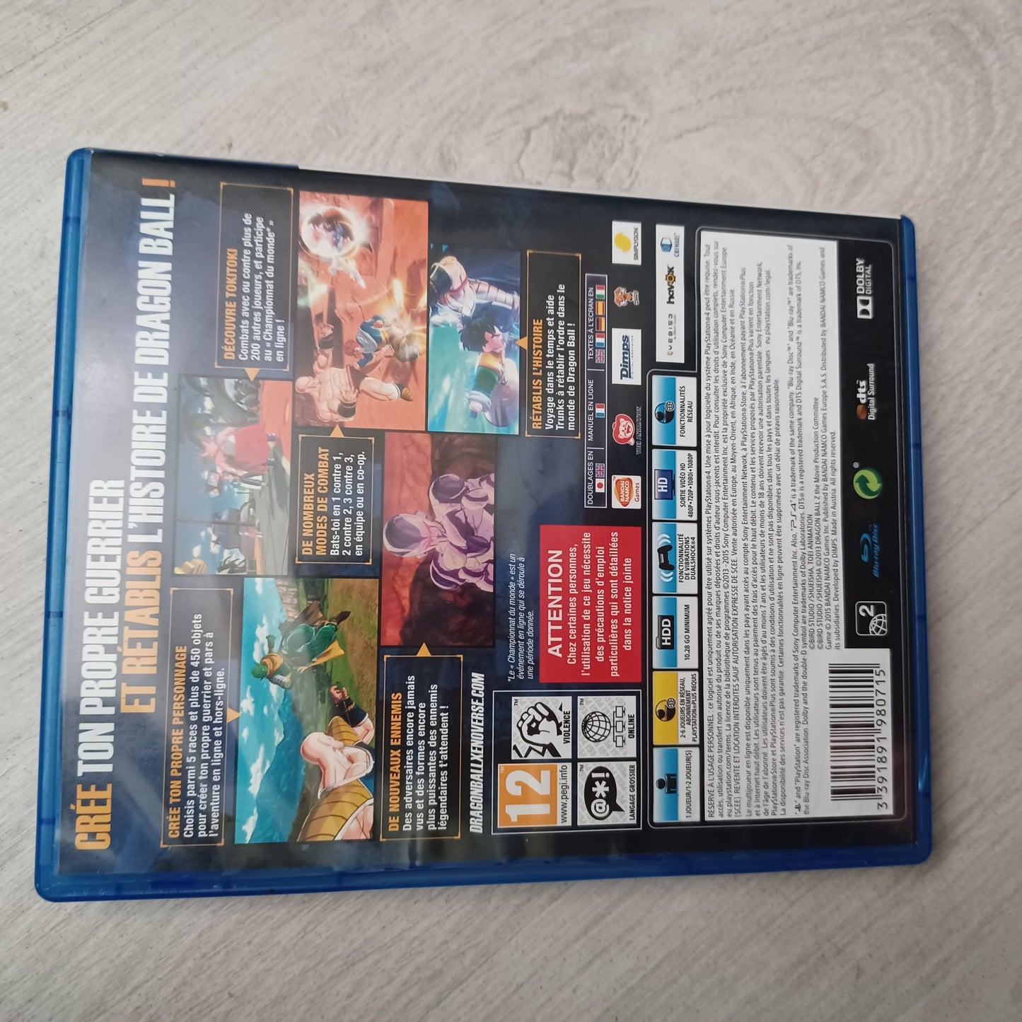 Dragon Ball xenoverse XV