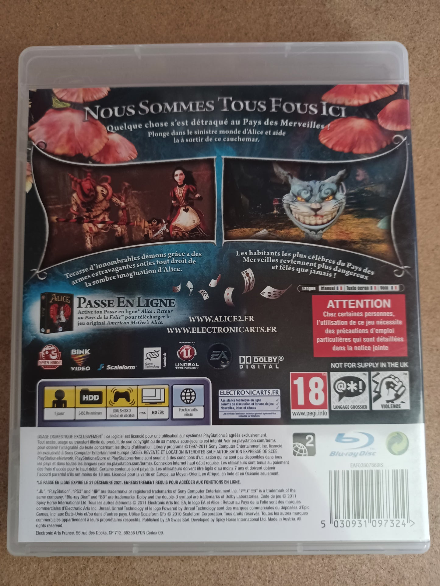 Alice : Retour au pays de la folie