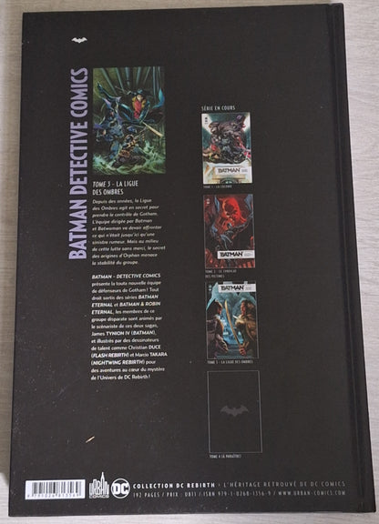 Batman Detective comics - 3 La ligue des ombres