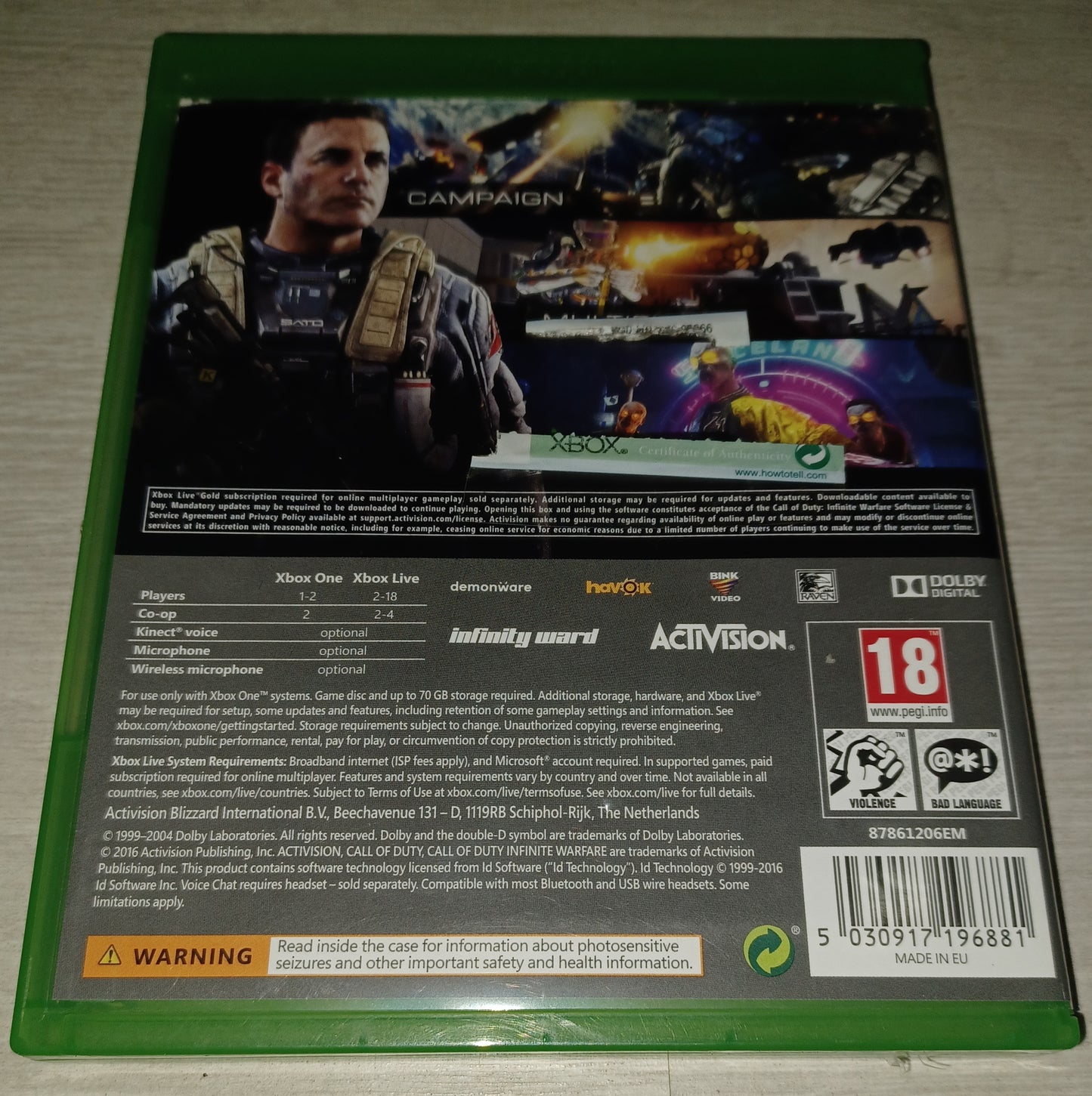 Call of duty inifinite warfare