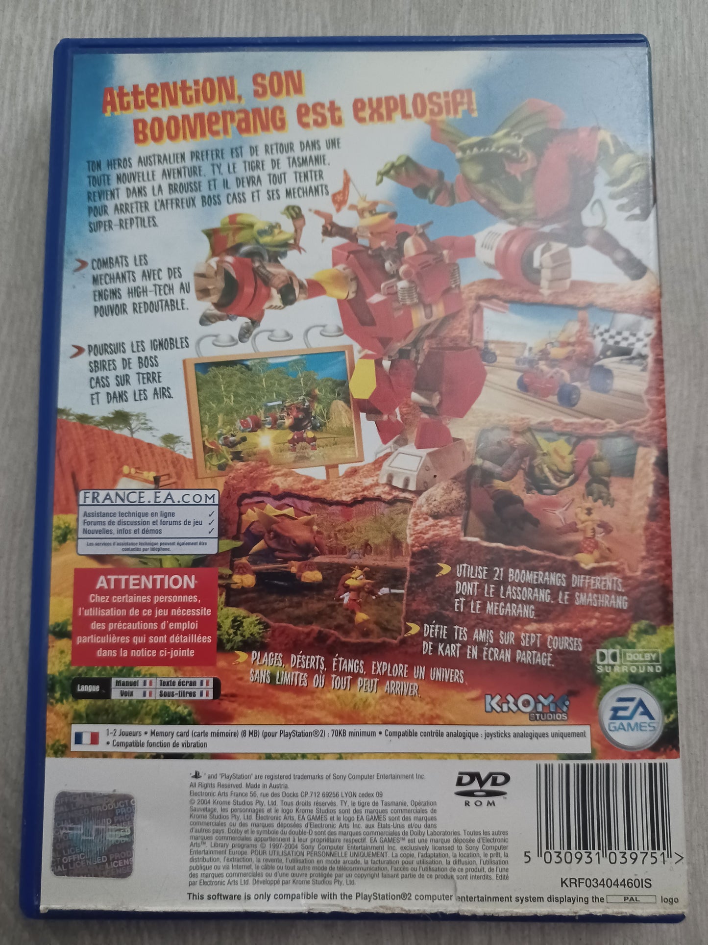 TY le tigre de tasmanie 2: Operation sauvetage