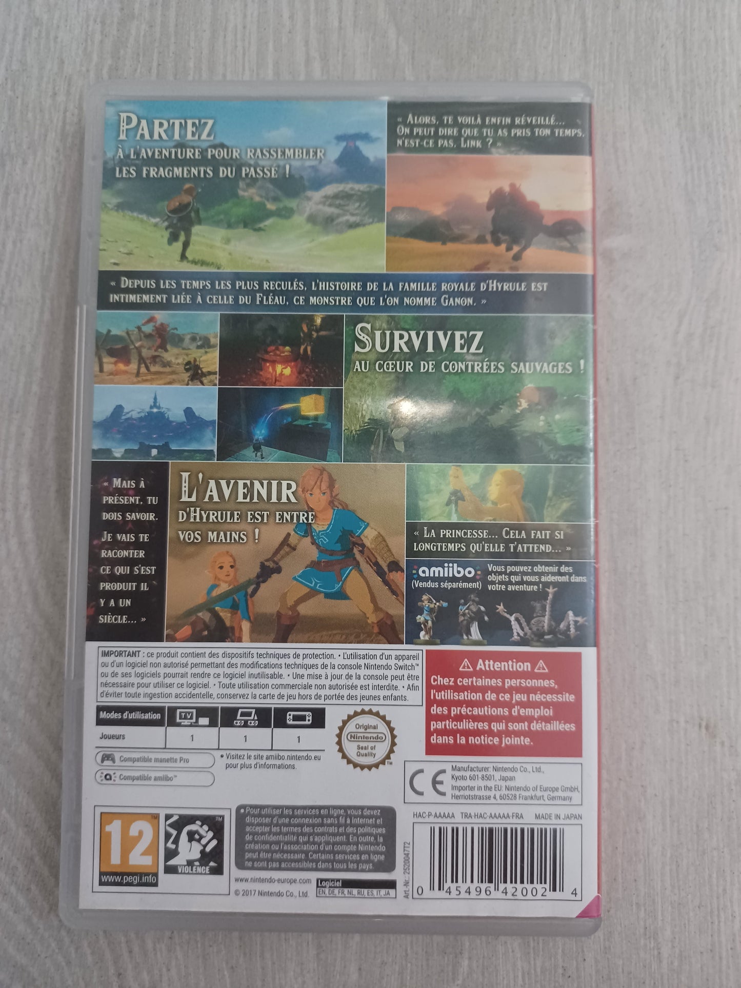 The legend of zelda : Breath of the wild