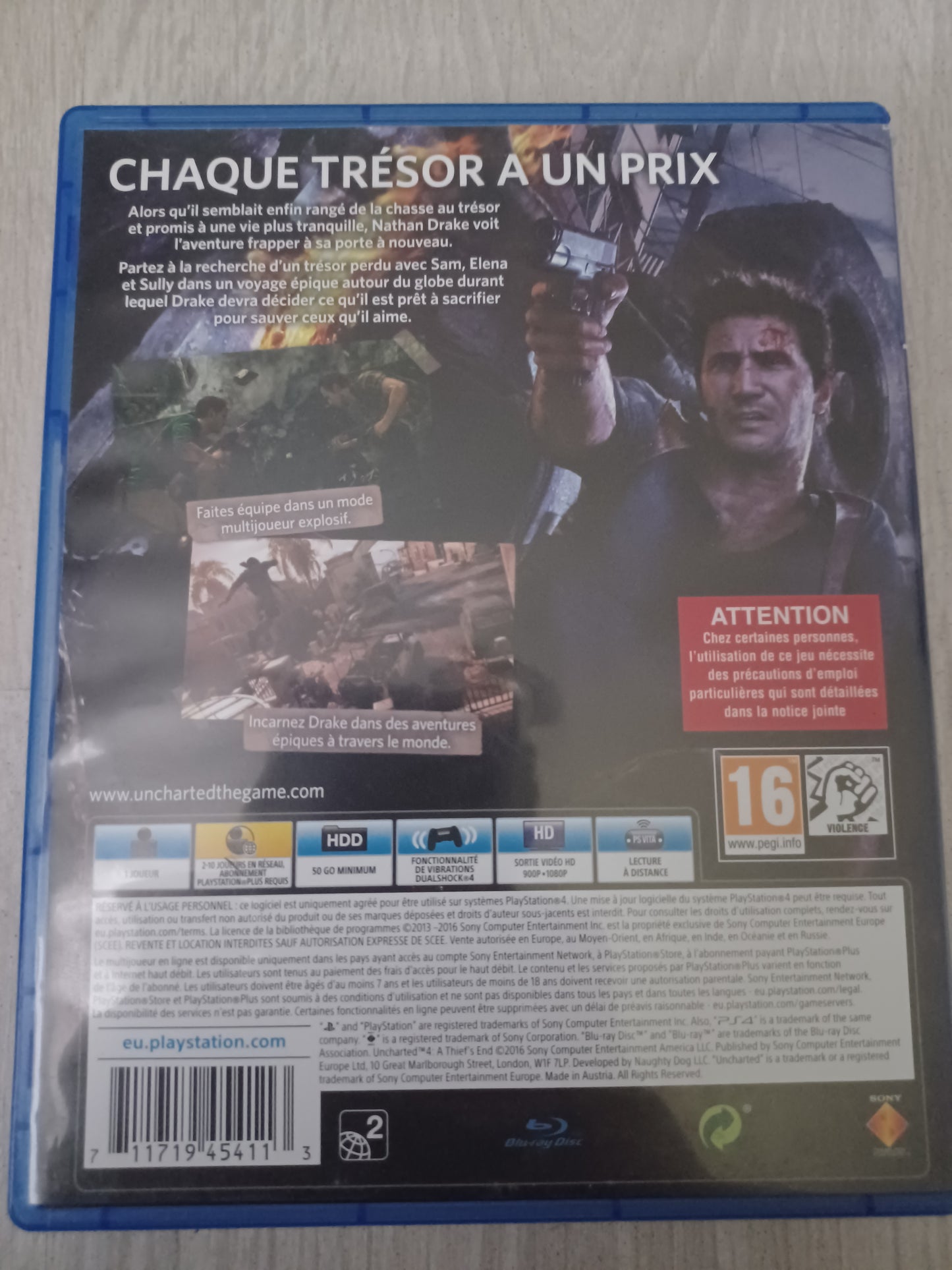 Uncharted 4 : à thief's end