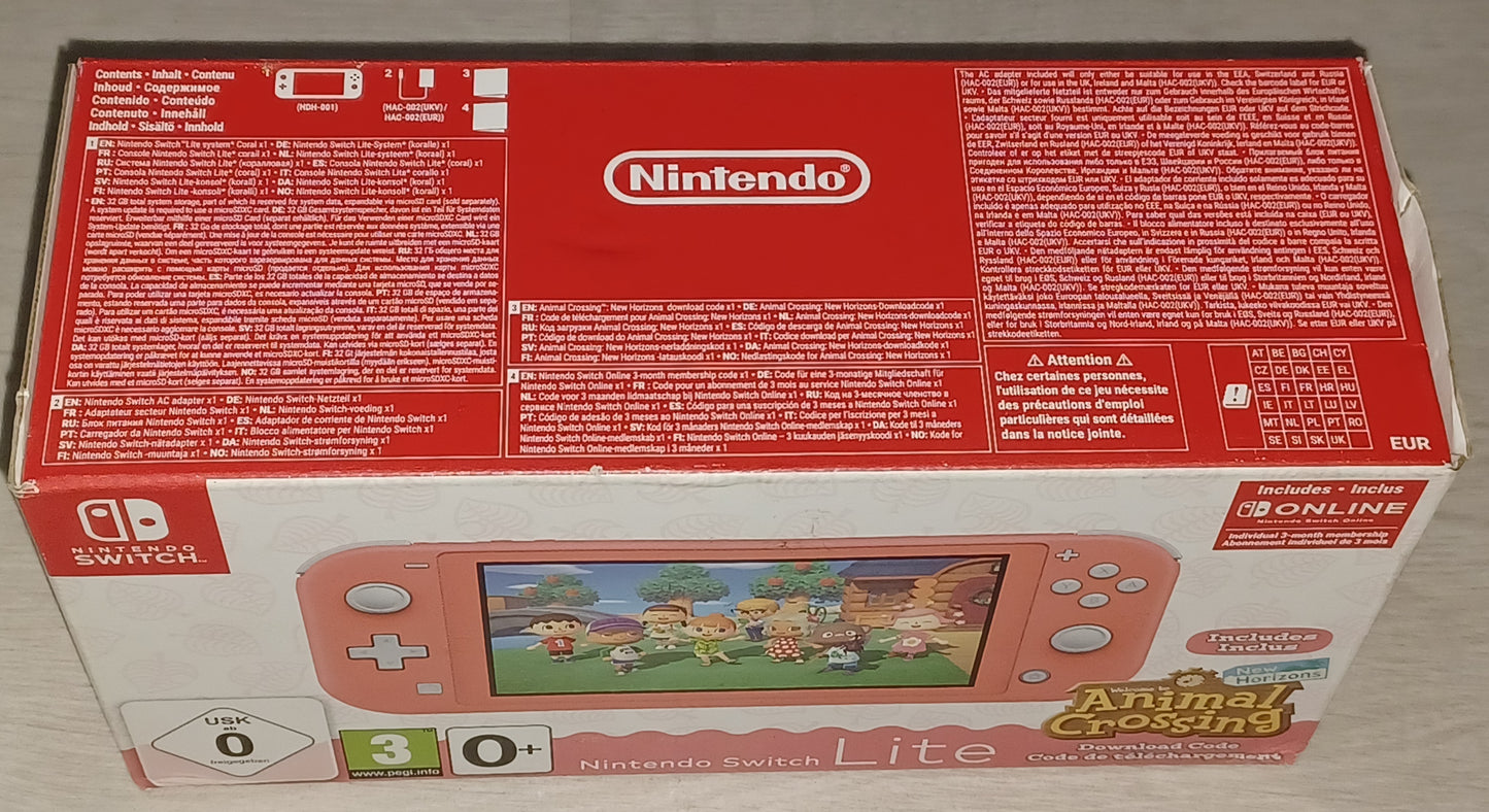 Switch lite - Edition Animal Crossing