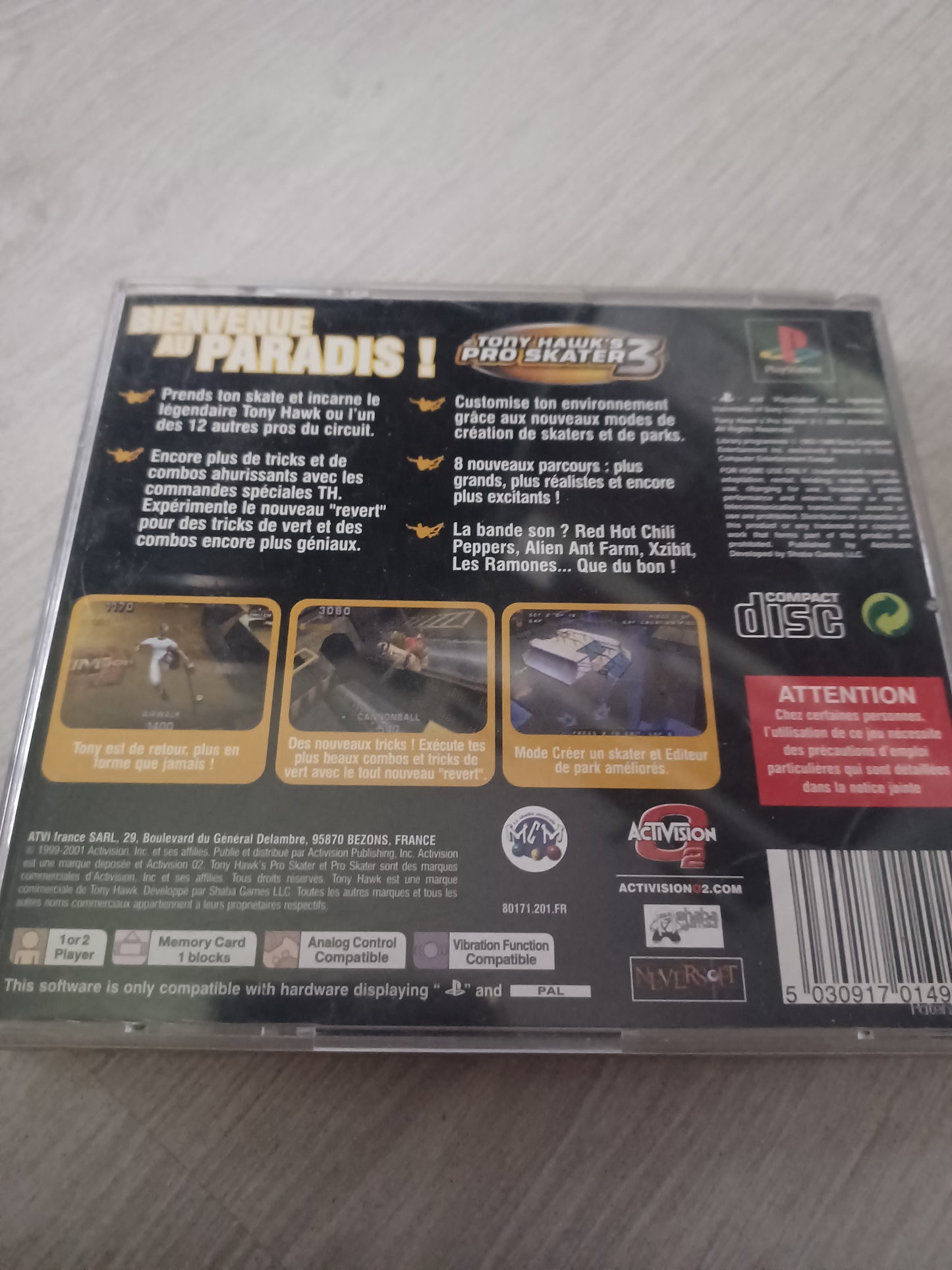 Tony hawk's pro skater 3